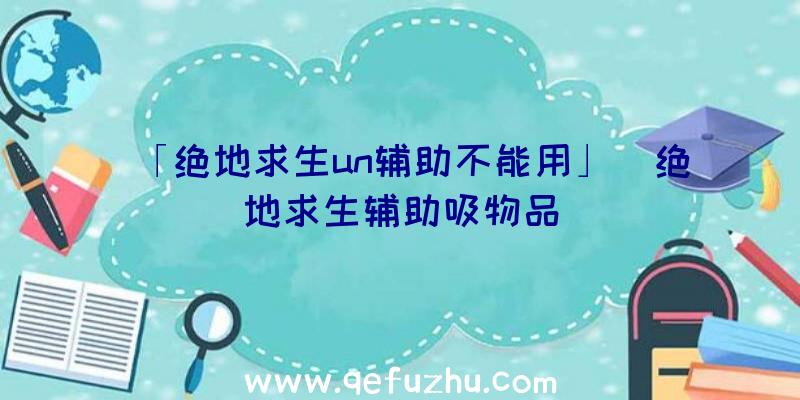 「绝地求生un辅助不能用」|绝地求生辅助吸物品